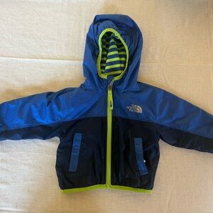 The North Face Reversible Scout Wind Jacket Blue & Navy Size: 3-6 Month